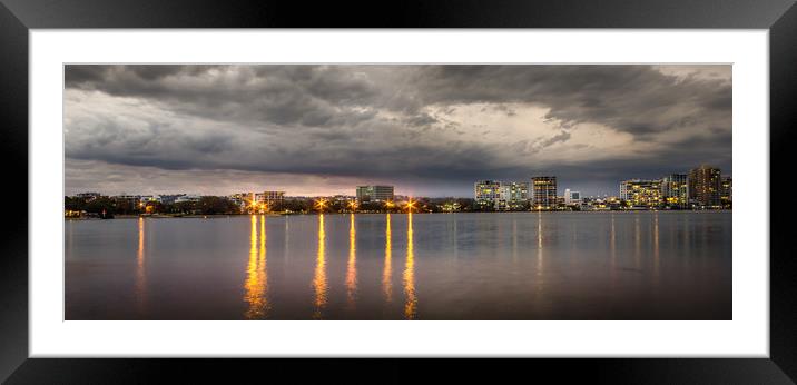 Dusk at Cotton Tree Framed Mounted Print by Pete Evans