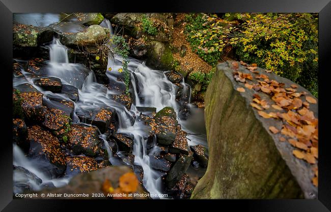 Virginia Falls  Framed Print by Alistair Duncombe