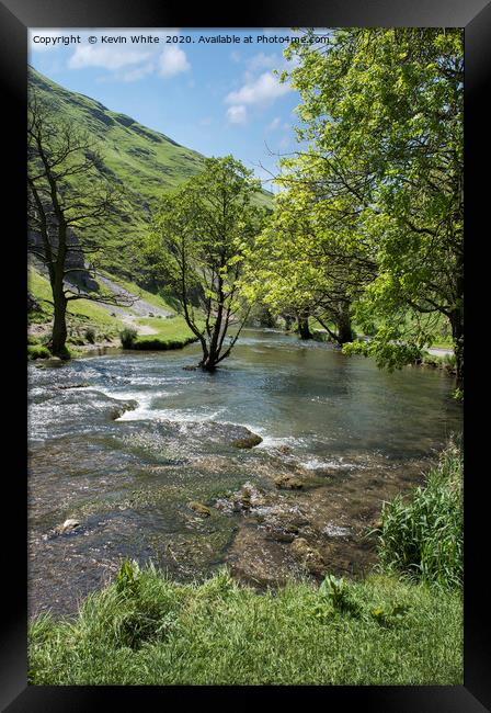 clear waters of The Peak District Framed Print by Kevin White