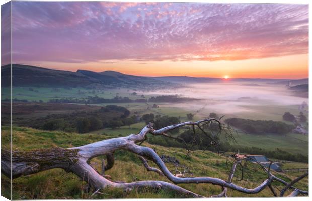 Hope Valley at its best Canvas Print by John Finney