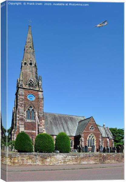 All Saints Church, Thornton Hough, Wirral Canvas Print by Frank Irwin