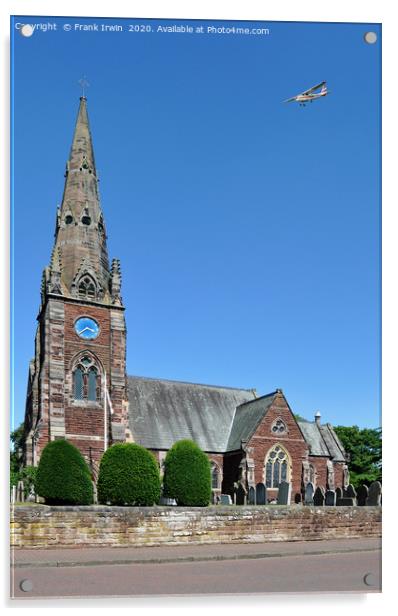 All Saints Church, Thornton Hough, Wirral Acrylic by Frank Irwin