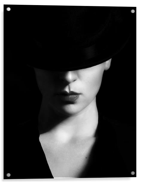 Noir Acrylic by Judith Oatley