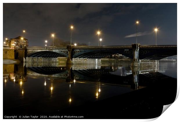 Trent Bridge, Nottingham Print by Jules Taylor
