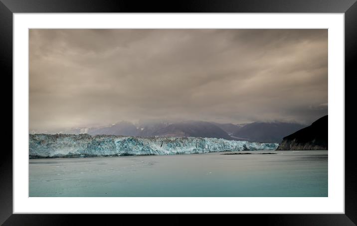 Hubbard Glacier Framed Mounted Print by Pete Evans