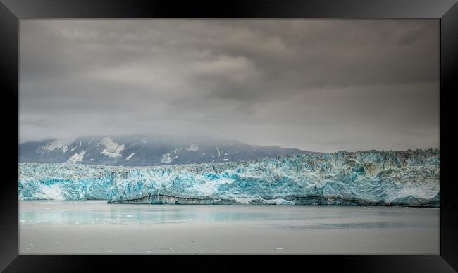 The Hubbard Glacier Framed Print by Pete Evans