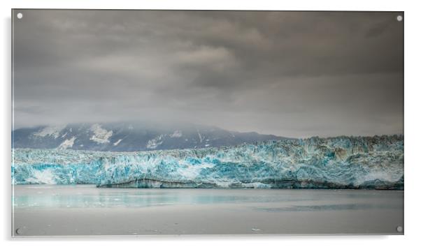 The Hubbard Glacier Acrylic by Pete Evans