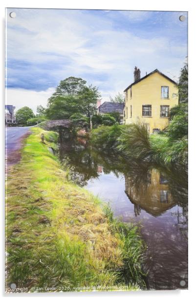 Approaching Brecon By Canal Digital Art Acrylic by Ian Lewis
