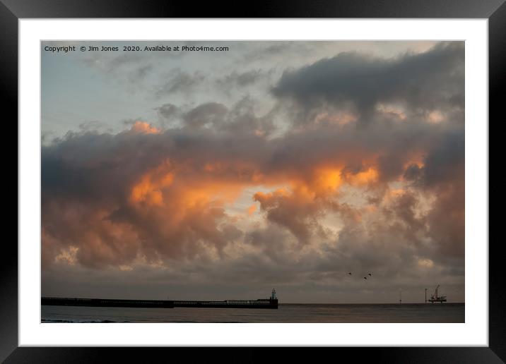 What a lot of sky! Framed Mounted Print by Jim Jones