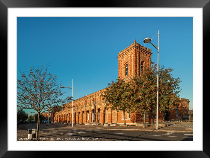 Pumping Station Chatham Dockside Framed Mounted Print by Anthony Rigg