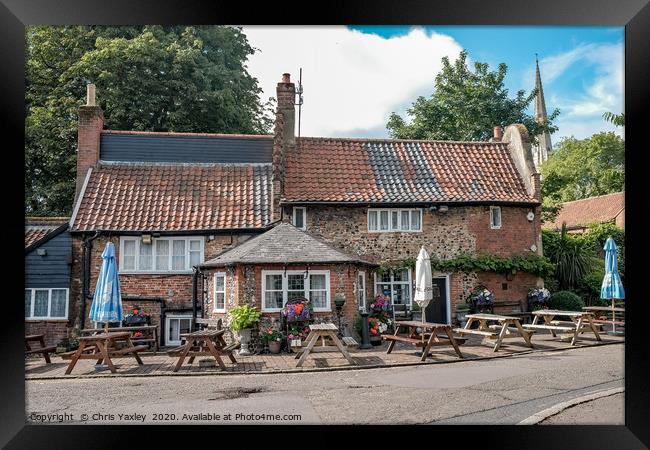 The Adam & Eve pub, Bishopgate, Norwich Framed Print by Chris Yaxley