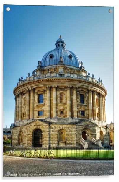 Radcliffe Camera Acrylic by Alison Chambers