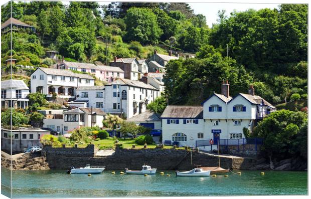 bodinnick cornwall Canvas Print by Kevin Britland