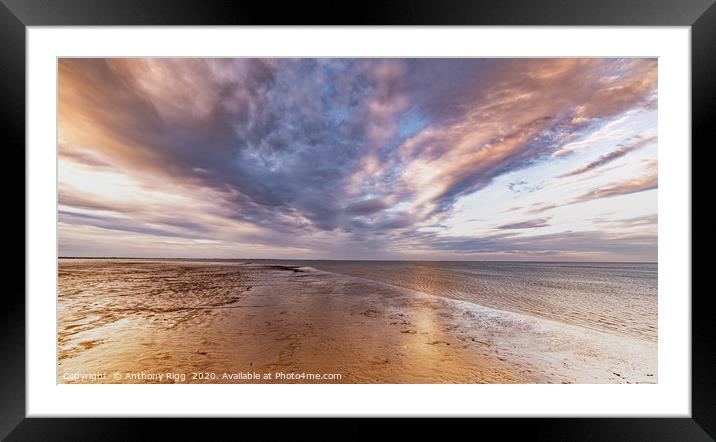 Skyscape. Framed Mounted Print by Anthony Rigg