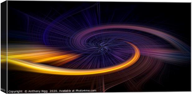 Double Twist Canvas Print by Anthony Rigg