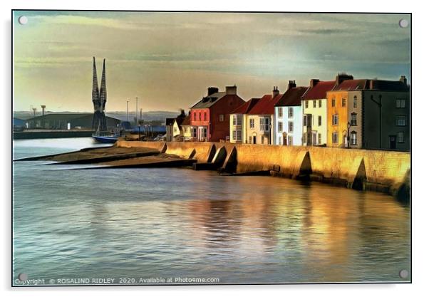 "Lighting up Hartlepool" Acrylic by ROS RIDLEY