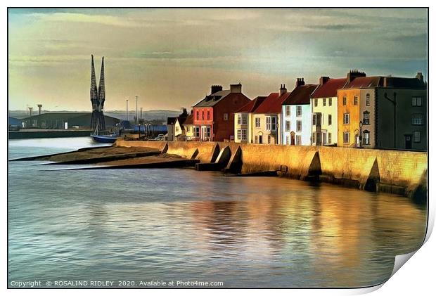 "Lighting up Hartlepool" Print by ROS RIDLEY