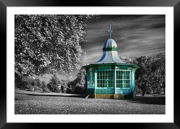 Weston Park Bandstand                       Framed Mounted Print by Darren Galpin