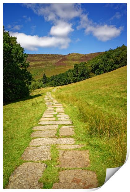   Path to Kinder Scout                             Print by Darren Galpin