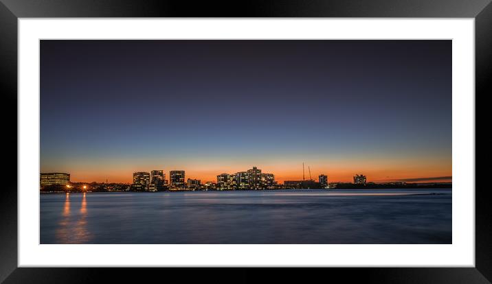 Sunset at Cotton Tree Framed Mounted Print by Pete Evans
