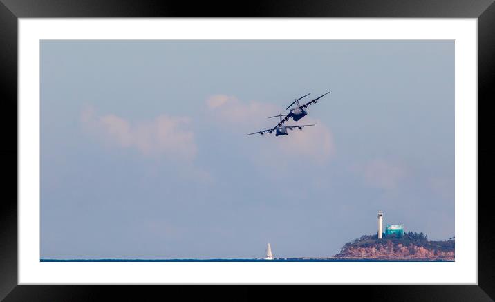 Giants of the Sky Framed Mounted Print by Pete Evans