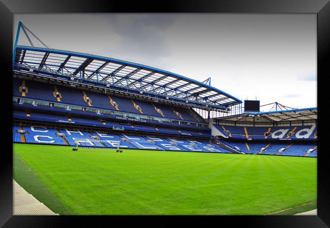 Chelsea Stamford Bridge West Stand Framed Print by Andy Evans Photos