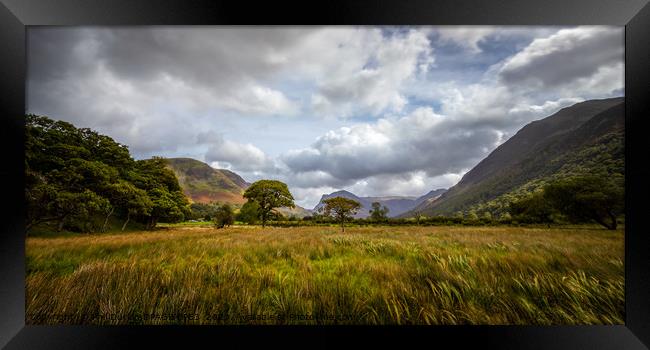 Buttermere Panoramic  Framed Print by Phil Durkin DPAGB BPE4