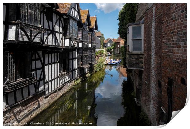 Great Stour Canterbury Print by Paul Chambers