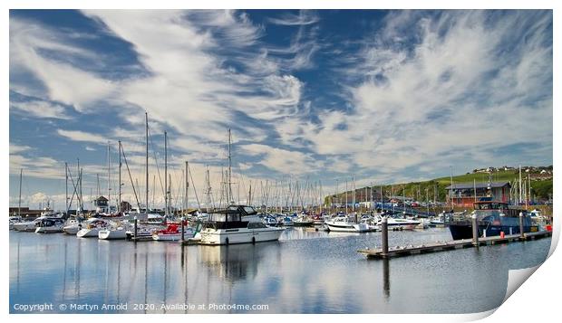 Whitehaven Marina Print by Martyn Arnold