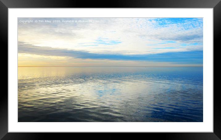 Baltic Sea Sunrise #2 Framed Mounted Print by Tim Riley