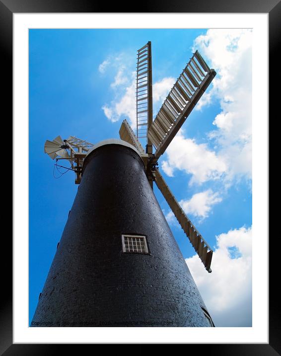 Waltham Mill Framed Mounted Print by Steven Watson