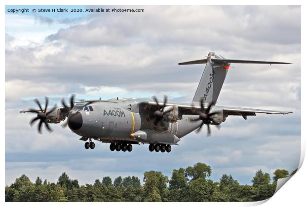 Airbus A400M Print by Steve H Clark