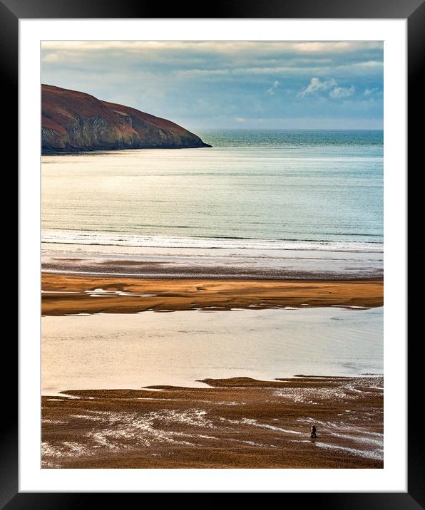 Cardigan Estuary, Pembrokeshire, Wales, UK Framed Mounted Print by Mark Llewellyn