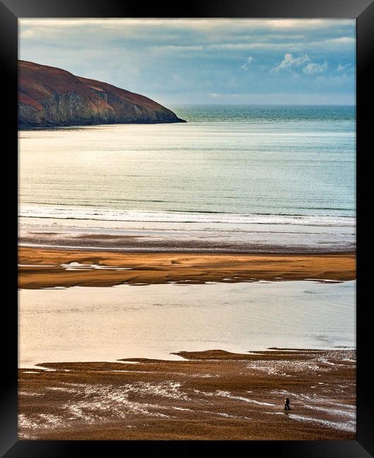 Cardigan Estuary, Pembrokeshire, Wales, UK Framed Print by Mark Llewellyn