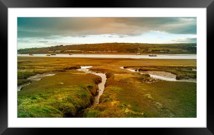 Cardigan Bay Estuary, Pembrokeshire, Wales, UK Framed Mounted Print by Mark Llewellyn