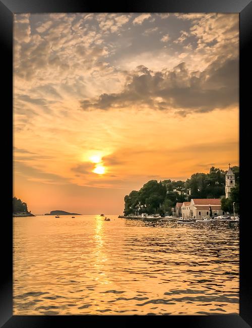Portrait of Cavtat  Framed Print by Naylor's Photography