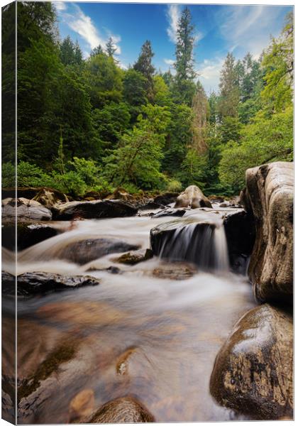 Rushing Waters Canvas Print by Stuart Jack