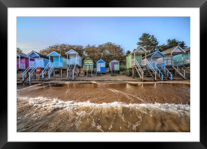 High tide at Wells #3 of 4 Framed Mounted Print by Gary Pearson