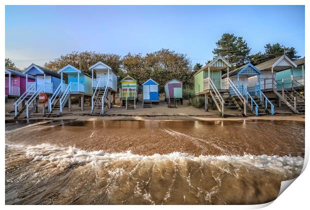 High tide at Wells #3 of 4 Print by Gary Pearson