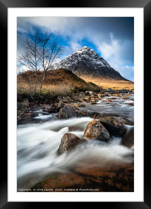 Majestic Beauty of Buachaille Etive Mor Framed Mounted Print by Chris Lauder