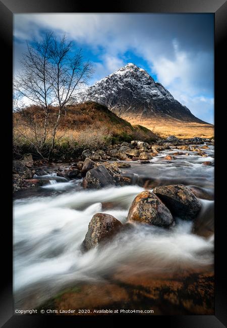 Majestic Beauty of Buachaille Etive Mor Framed Print by Chris Lauder