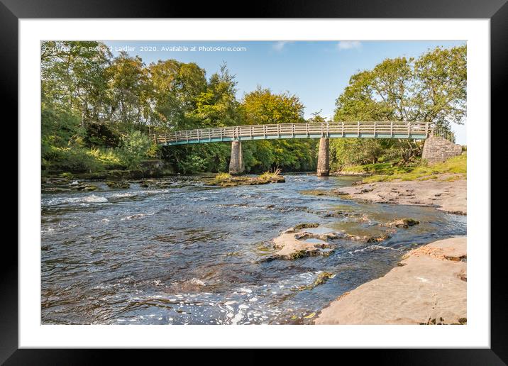 Scoberry Bridge, Newbiggin, Teesdale Framed Mounted Print by Richard Laidler