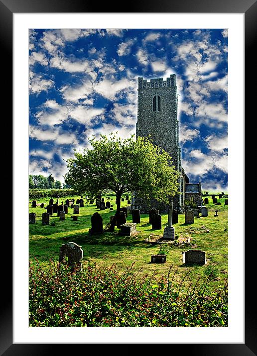 Church of St. Lawrence Framed Mounted Print by Ian Jeffrey