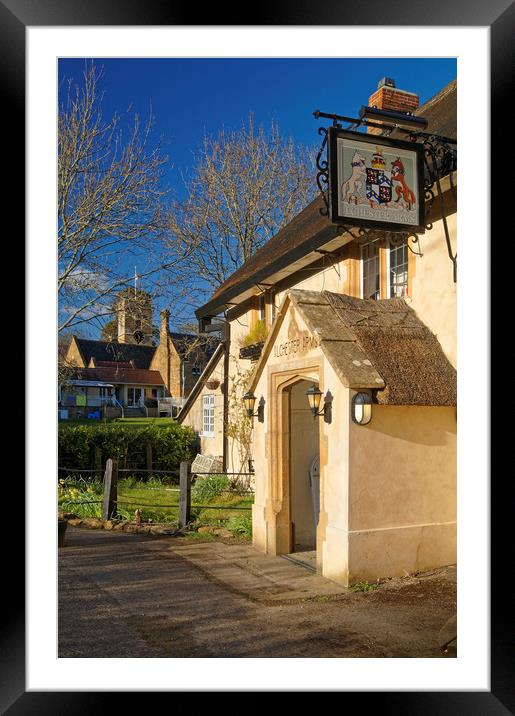 The Ilchester Arms, Symondsbury                    Framed Mounted Print by Darren Galpin
