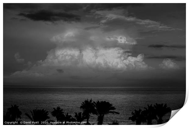 Mediterranean Storm Rising Print by David Pyatt
