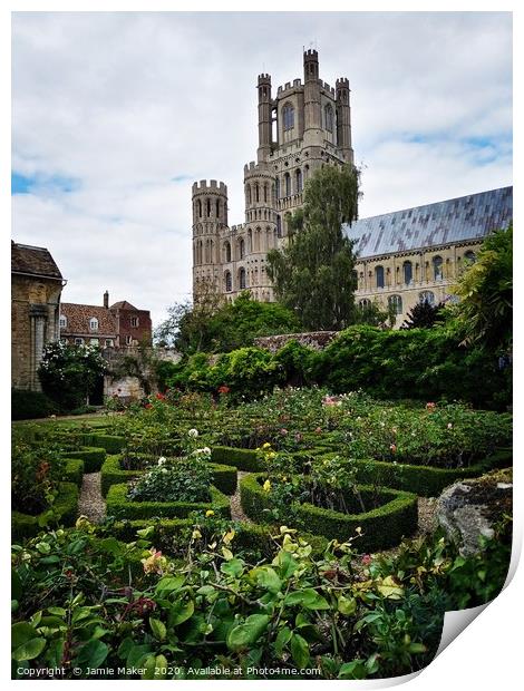 Ely Cathedral  Print by Jamie Maker