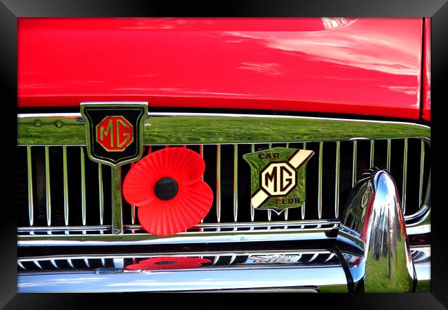 MG Sports Motor Car Framed Print by Andy Evans Photos