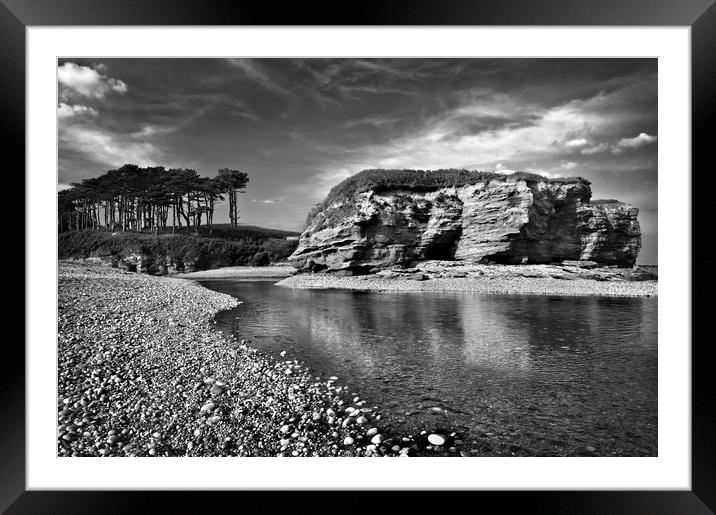Budleigh Reflections                        Framed Mounted Print by Darren Galpin