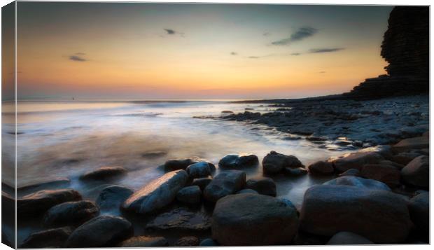 Sunset at Nash Point Canvas Print by Leighton Collins