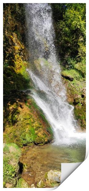 Waterfall Print by M. J. Photography